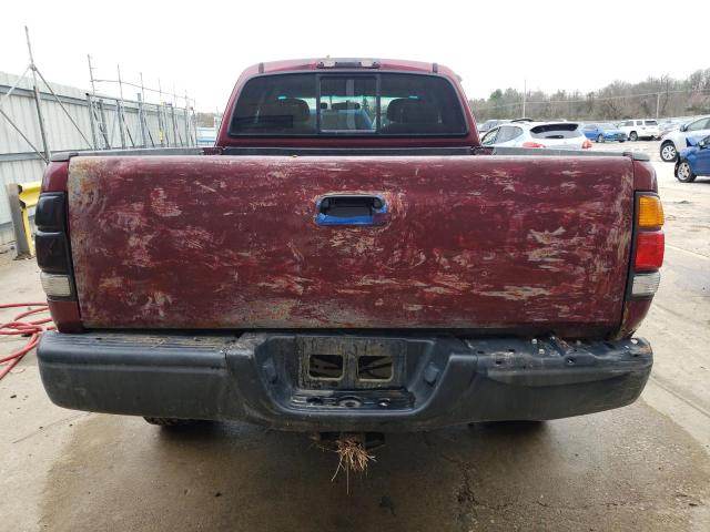 5TBBN44164S434293 - 2004 TOYOTA TUNDRA ACCESS CAB SR5 BURGUNDY photo 6