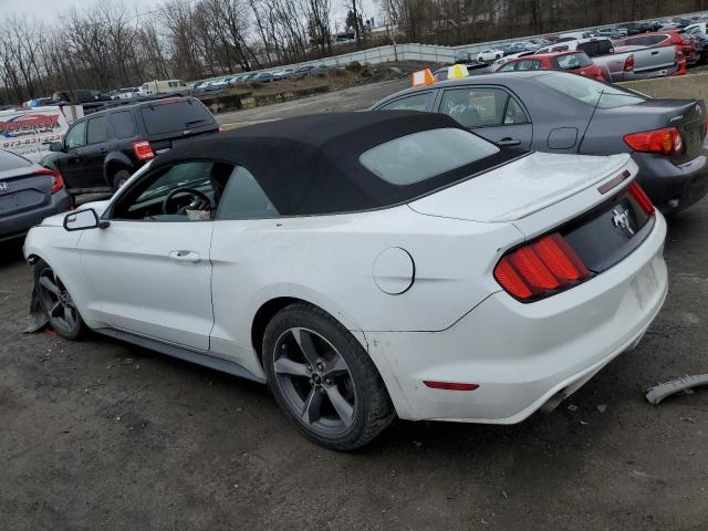 1FATP8EM4F5377662 - 2015 FORD MUSTANG WHITE photo 2