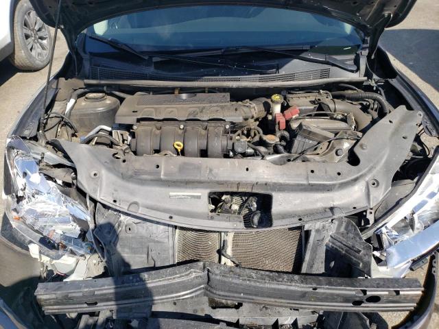 3N1AB7AP0FL683643 - 2015 NISSAN SENTRA S GRAY photo 11