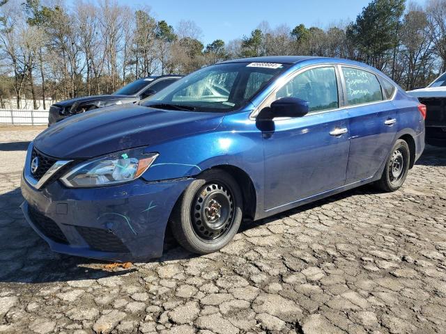 3N1AB7AP4HY402482 - 2017 NISSAN SENTRA S BLUE photo 1