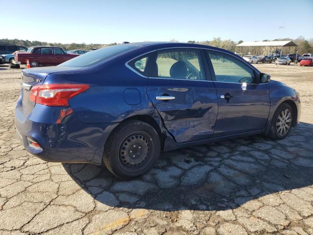 3N1AB7AP4HY402482 - 2017 NISSAN SENTRA S BLUE photo 3