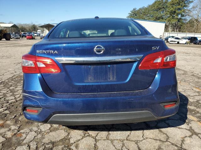 3N1AB7AP4HY402482 - 2017 NISSAN SENTRA S BLUE photo 6