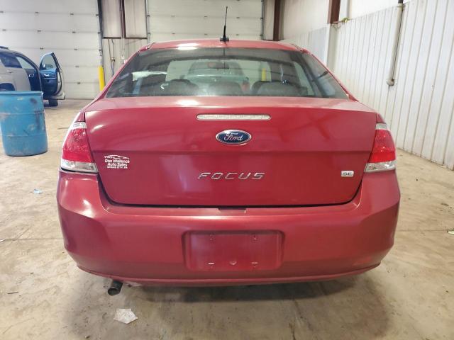 1FAHP3FN8AW199418 - 2010 FORD FOCUS SE RED photo 6