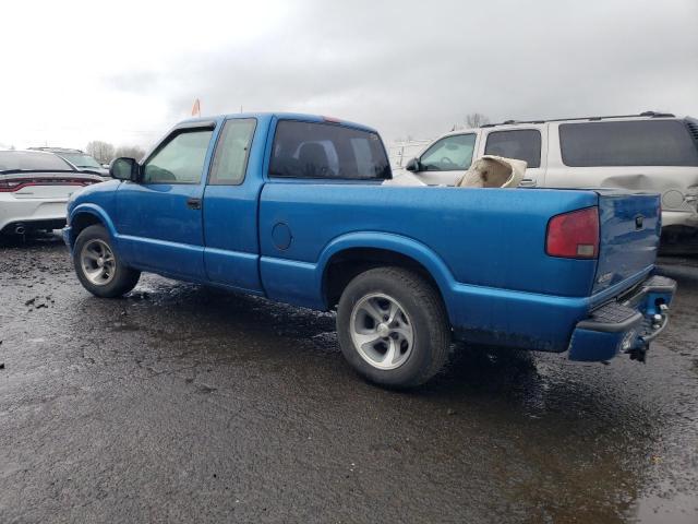 1GCCS195X18220244 - 2001 CHEVROLET S TRUCK S10 BLUE photo 2