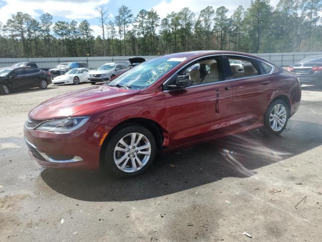 1C3CCCAB1FN743398 - 2015 CHRYSLER 200 LIMITED BURGUNDY photo 1