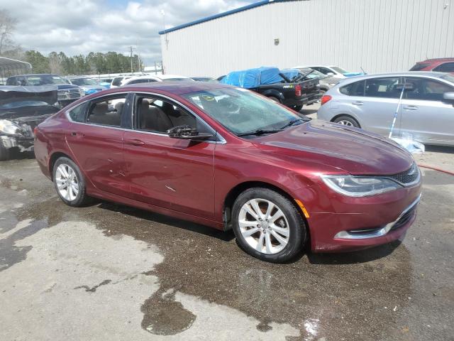 1C3CCCAB1FN743398 - 2015 CHRYSLER 200 LIMITED BURGUNDY photo 4