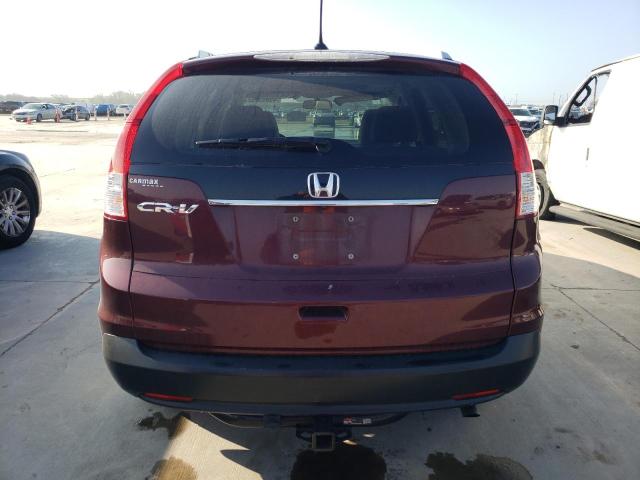 5J6RM3H7XCL022146 - 2012 HONDA CR-V EXL BURGUNDY photo 6