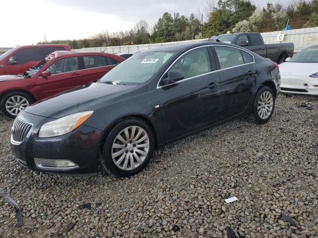 W04GR5EC5B1014634 - 2011 BUICK REGAL CXL BLACK photo 1