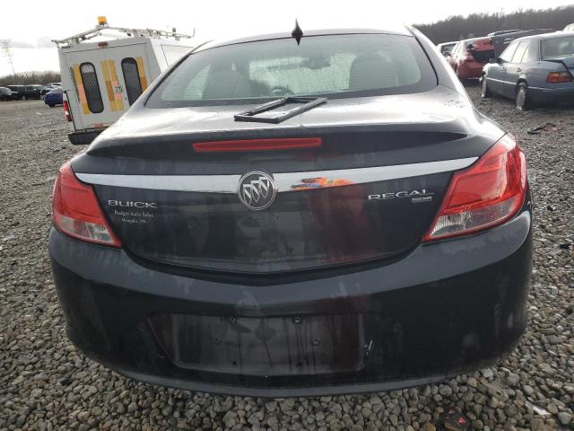 W04GR5EC5B1014634 - 2011 BUICK REGAL CXL BLACK photo 6