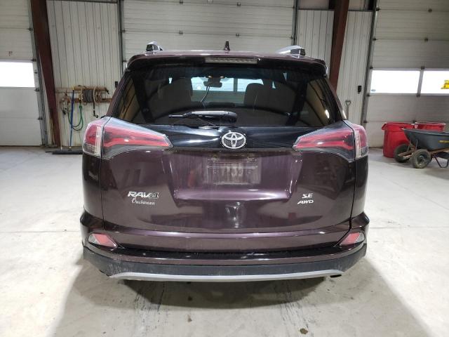 2T3JFREV6HW685995 - 2017 TOYOTA RAV4 SE PURPLE photo 6