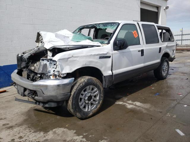 1FMNU41S14EC19474 - 2004 FORD EXCURSION XLT WHITE photo 1