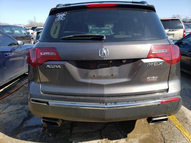 2HNYD2H36CH519274 - 2012 ACURA MDX TECHNOLOGY GRAY photo 6