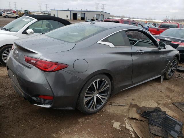 JN1CV7EL9HM320340 - 2017 INFINITI Q60 BASE GRAY photo 3