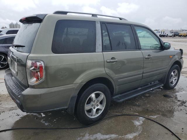 5FNYF28417B015980 - 2007 HONDA PILOT EX GREEN photo 3