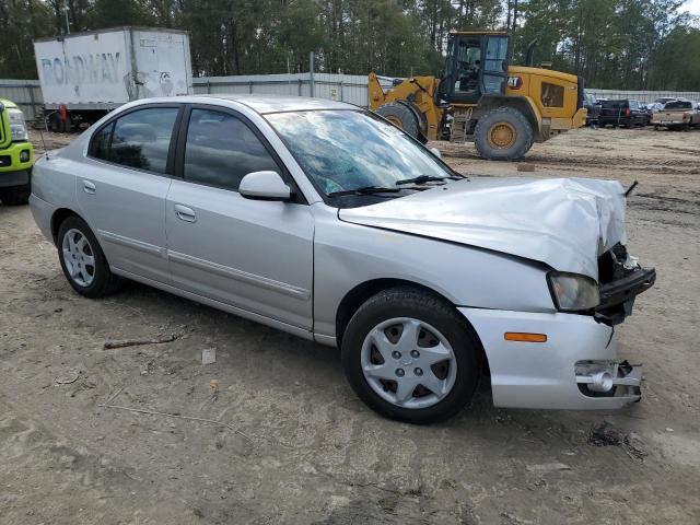 KMHDN46D54U732168 - 2004 HYUNDAI ELANTRA GLS SILVER photo 4