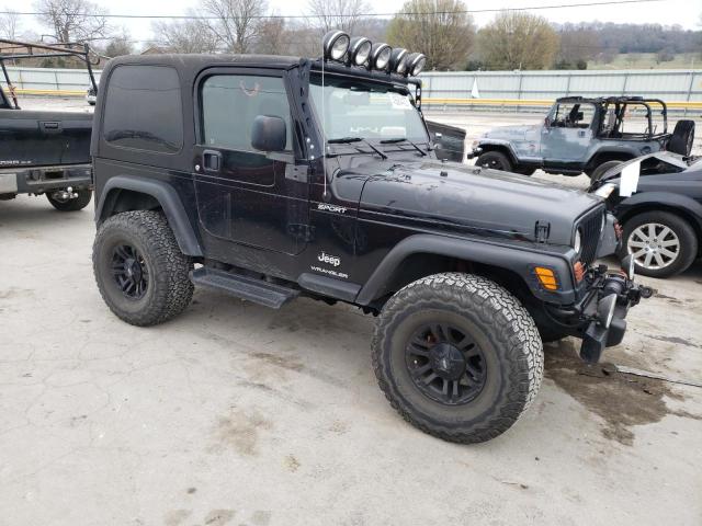 1J4FA49S33P305632 - 2003 JEEP WRANGLER / SPORT BLACK photo 4