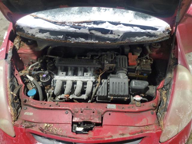 JHMGD37607S001354 - 2007 HONDA FIT S 红色 照片 11