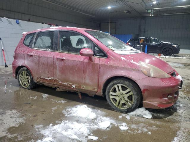 JHMGD37607S001354 - 2007 HONDA FIT S 红色 照片 4