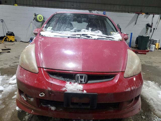 JHMGD37607S001354 - 2007 HONDA FIT S 红色 照片 5