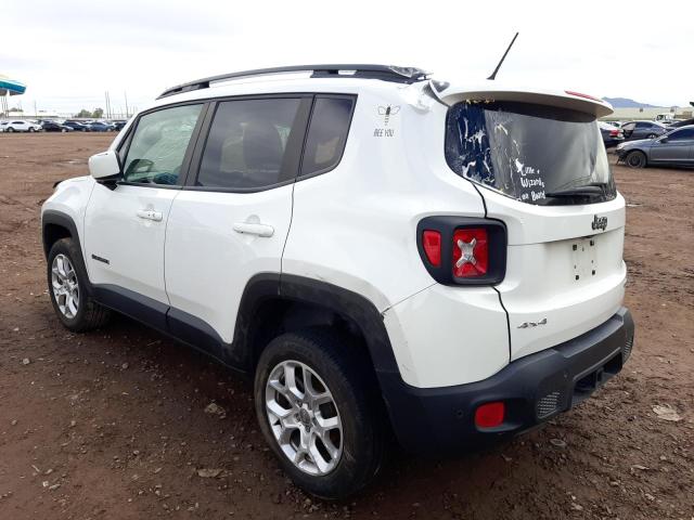 ZACCJBBB8HPG52648 - 2017 JEEP RENEGADE LATITUDE WHITE photo 2