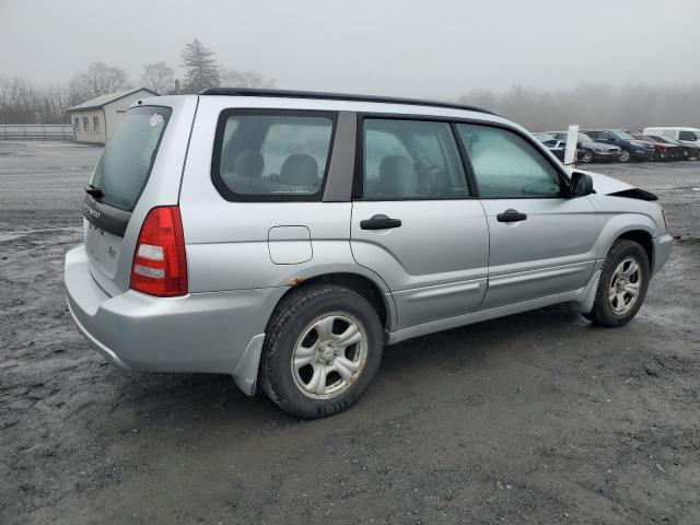 JF1SG65635H702395 - 2005 SUBARU FORESTER 2.5XS SILVER photo 3