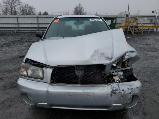 JF1SG65635H702395 - 2005 SUBARU FORESTER 2.5XS ვერცხლისფერი ფოტო 5