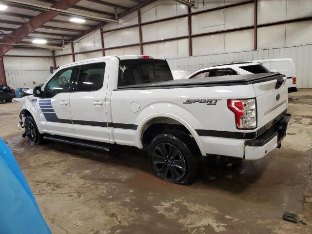 1FTFW1E52KFB62425 - 2019 FORD F150 SUPERCREW WHITE photo 2