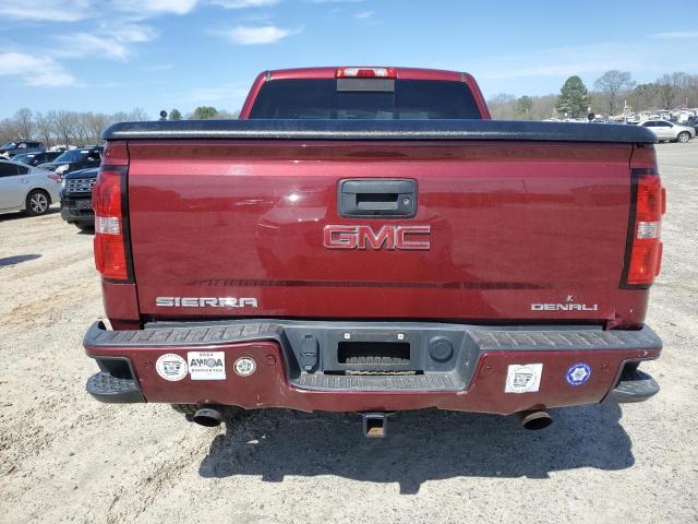 3GTU2WEC7EG410458 - 2014 GMC SIERRA K1500 DENALI MAROON photo 6