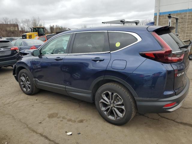 2HKRW2H85LH609247 - 2020 HONDA CR-V EXL BLUE photo 2