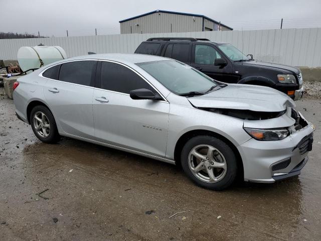 1G1ZC5ST2HF214363 - 2017 CHEVROLET MALIBU LS SILVER photo 4