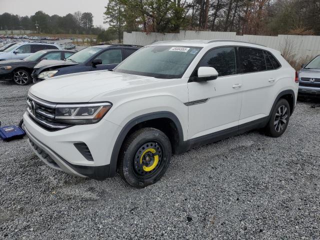 1V2LC2CA7MC227323 - 2021 VOLKSWAGEN ATLAS CROS SE WHITE photo 1