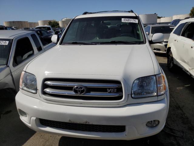 5TDBT48A51S035068 - 2001 TOYOTA SEQUOIA LIMITED WHITE photo 5