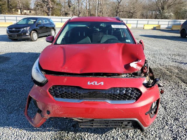 KNDCB3LC4N5504639 - 2022 KIA NIRO LX RED photo 5