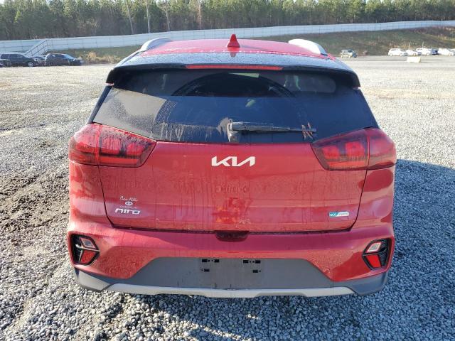 KNDCB3LC4N5504639 - 2022 KIA NIRO LX RED photo 6