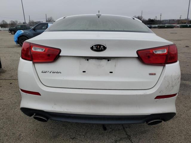 KNAGM4A72F5643741 - 2015 KIA OPTIMA LX WHITE photo 6