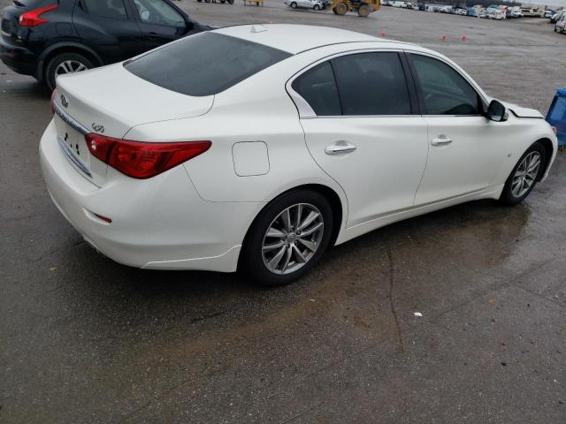 JN1BV7AP7EM670193 - 2014 INFINITI Q50 BASE WHITE photo 3