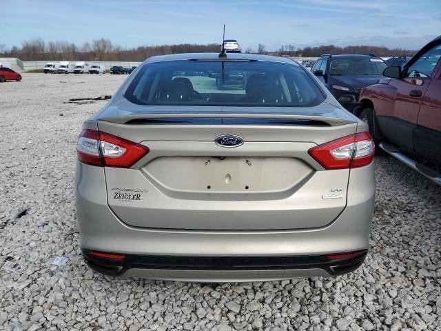 3FA6P0H98FR143513 - 2015 FORD FUSION SE TAN photo 6