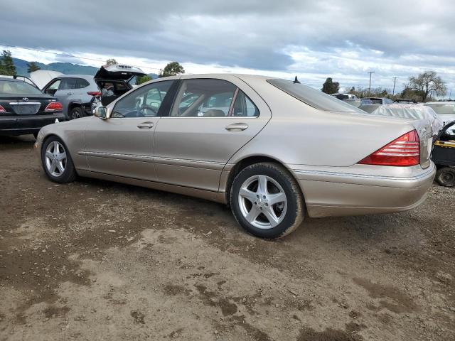 WDBNG70J74A425782 - 2004 MERCEDES-BENZ S 430 TAN photo 2