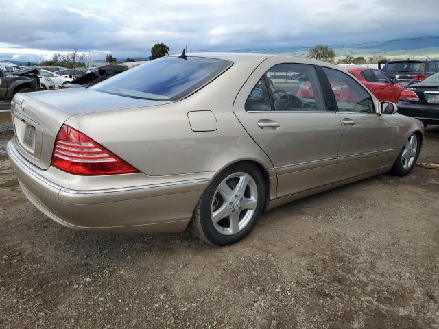 WDBNG70J74A425782 - 2004 MERCEDES-BENZ S 430 TAN photo 3