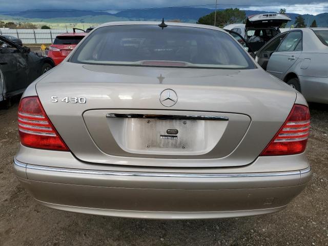 WDBNG70J74A425782 - 2004 MERCEDES-BENZ S 430 TAN photo 6