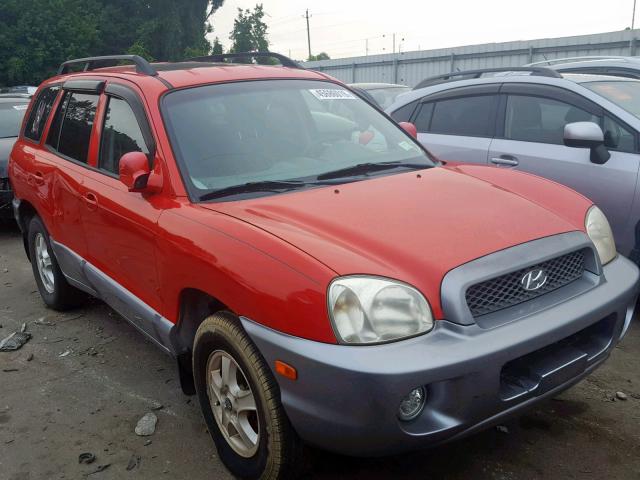 KM8SC13D43U504807 - 2003 HYUNDAI SANTA FE GLS  photo 1