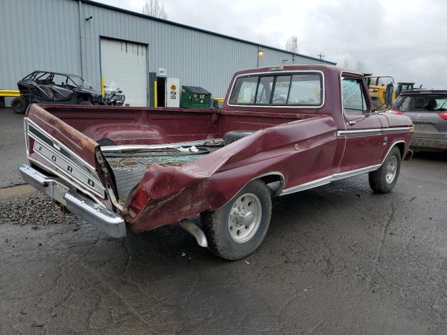 F25HRR22676 - 1973 FORD F-250 MAROON photo 3