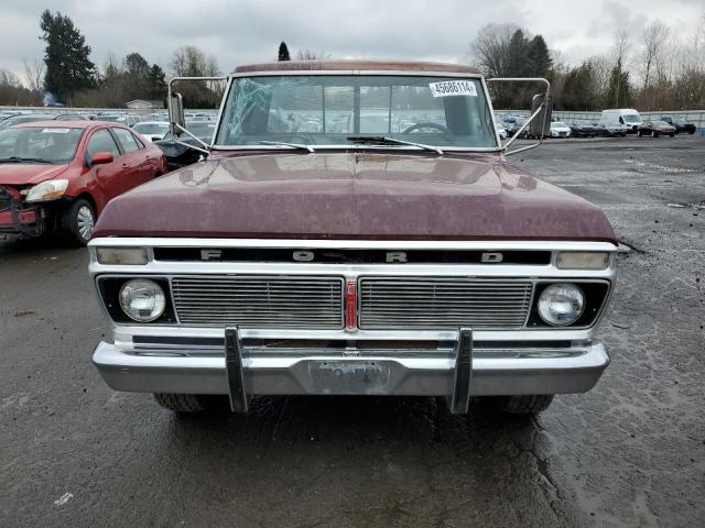 F25HRR22676 - 1973 FORD F-250 MAROON photo 5