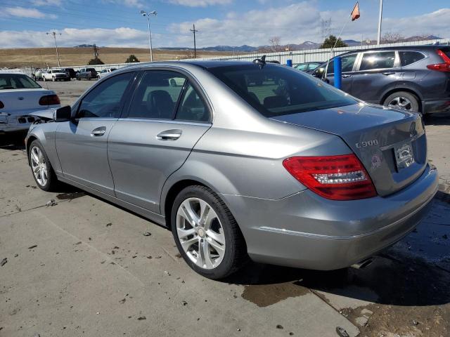 WDDGF8AB6EG240931 - 2014 MERCEDES-BENZ C 300 4MATIC GRAY photo 2