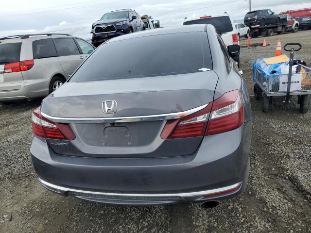 1HGCR2F31HA225065 - 2017 HONDA ACCORD LX GRAY photo 6