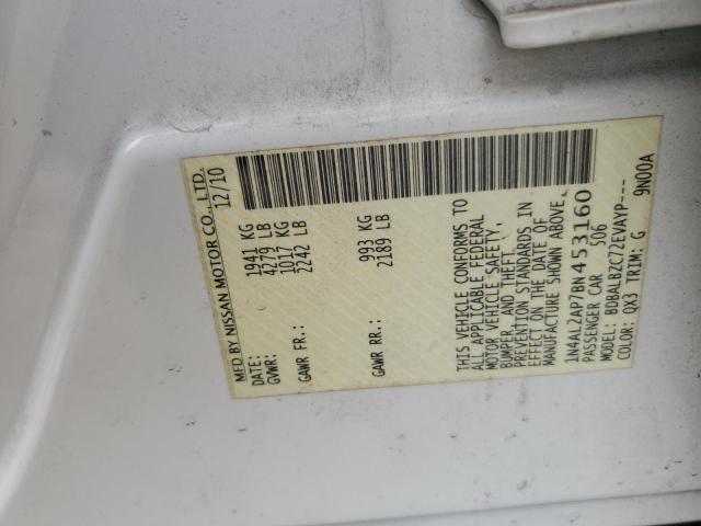 1N4AL2AP7BN453160 - 2011 NISSAN ALTIMA BASE Ağ foto 13