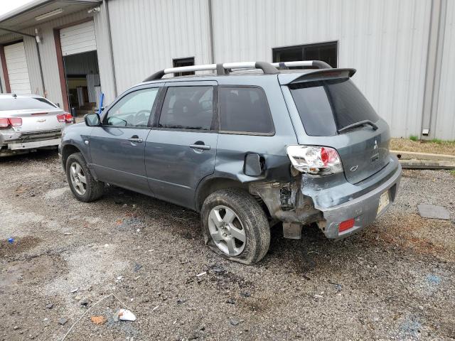 JA4LX41G63U106777 - 2003 MITSUBISHI OUTLANDER XLS GRAY photo 2