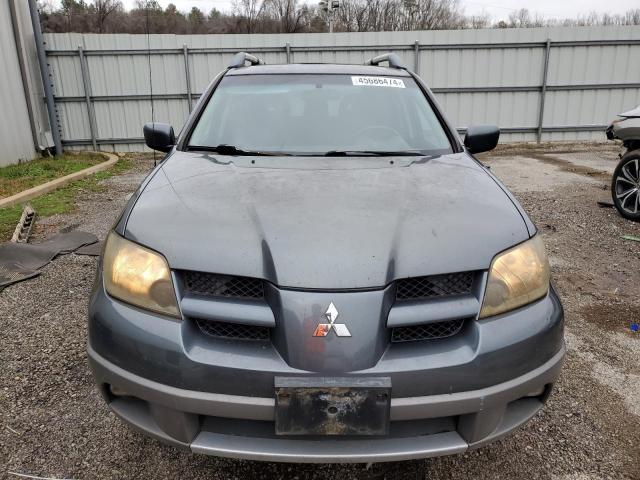 JA4LX41G63U106777 - 2003 MITSUBISHI OUTLANDER XLS GRAY photo 5