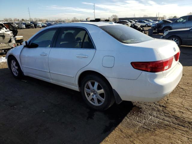 1HGCM66575A070069 - 2005 HONDA ACCORD EX WHITE photo 2