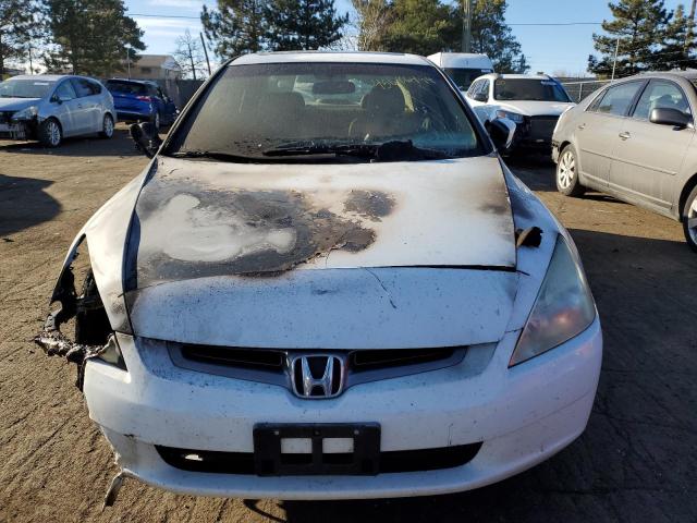 1HGCM66575A070069 - 2005 HONDA ACCORD EX WHITE photo 5